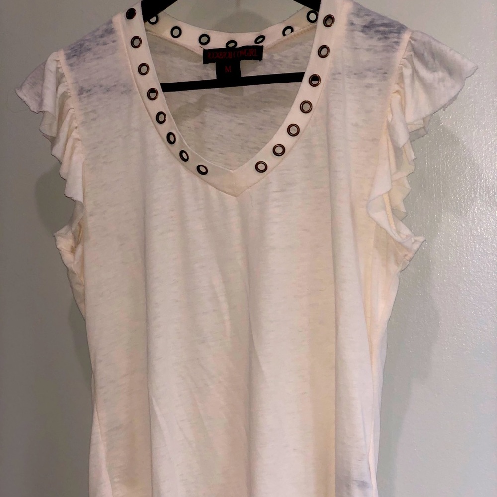 Rock&Roll Cowgirl Cream Shirt